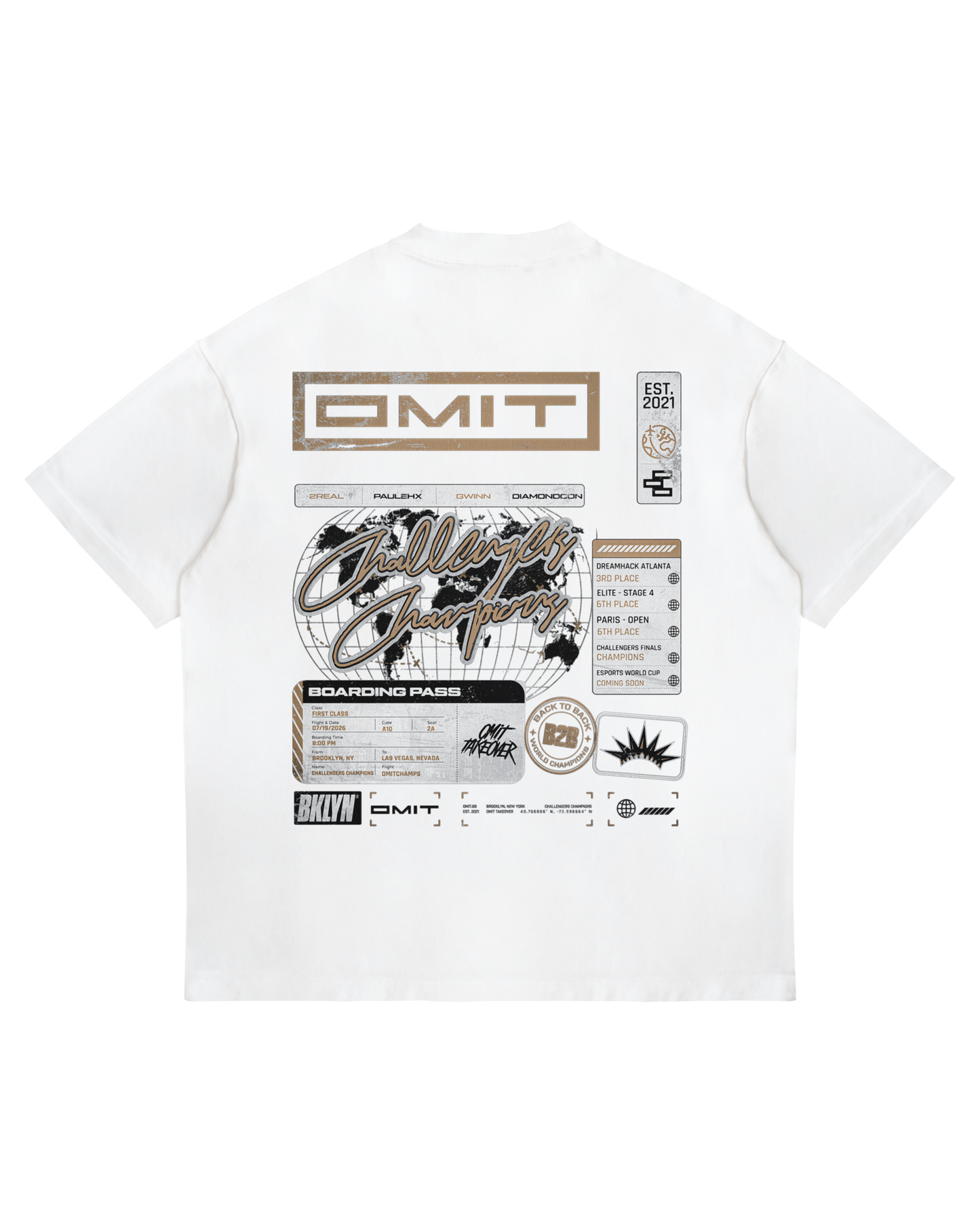 OMiT Vegas Champs Tee - NA